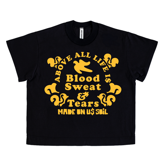 "ABOVE ALL LIFE IS"  T