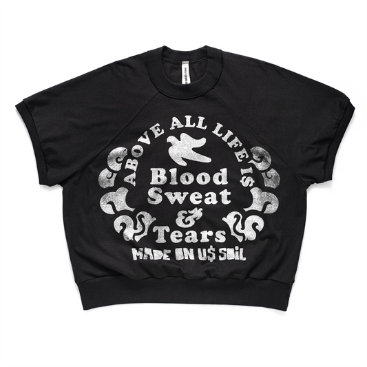 ABOVE ALL LIFE IS HYBIRD T (DISTRESSED) WHITE