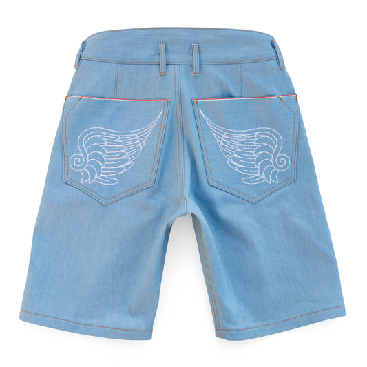 JEAN SHORT "WING" (Selvage Denim)