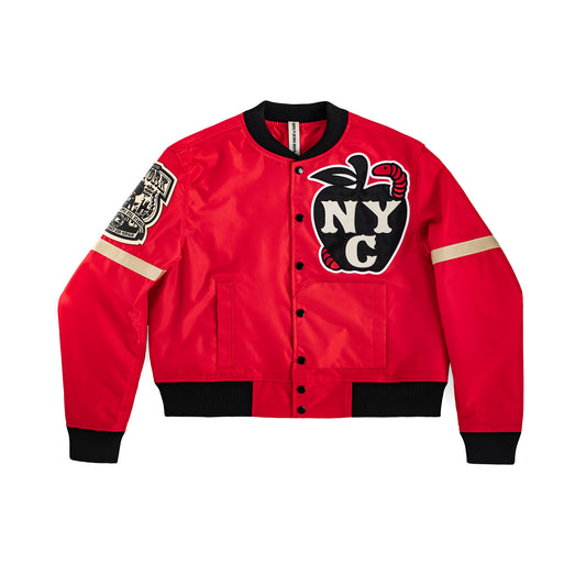 OLD YORK "APPLE" VARSITY Jacket (Red)