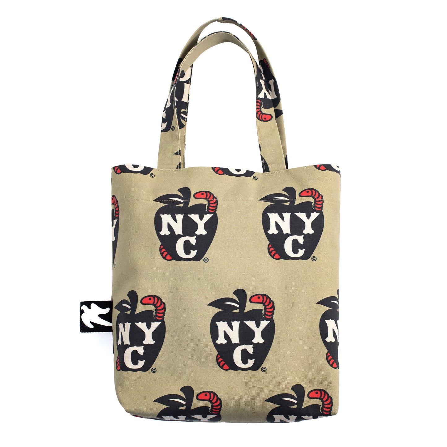 OLD YORK APPLE PRINT TOTE