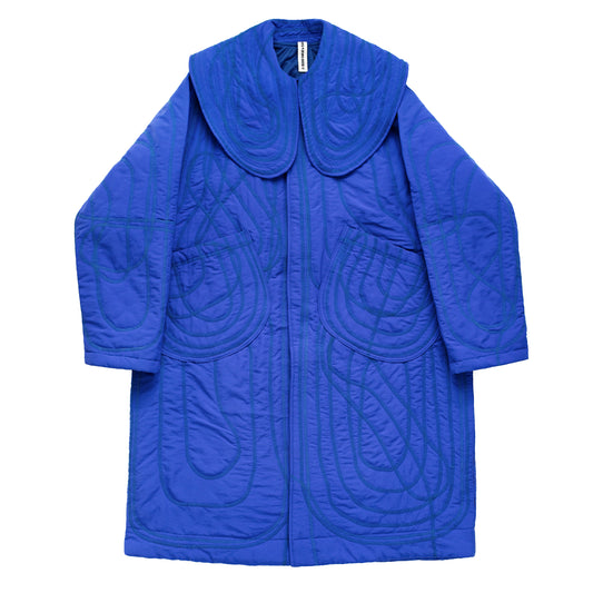 A Study: "Quilted Overcoat" (Azul)
